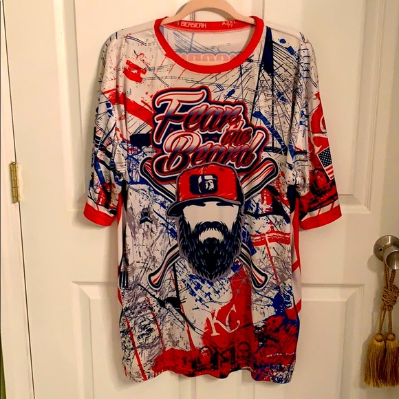 Berserk 2xl fear the beard tee - Picture 1 of 5